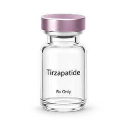 Compounded tirzepatide vial offered by TrimRx
